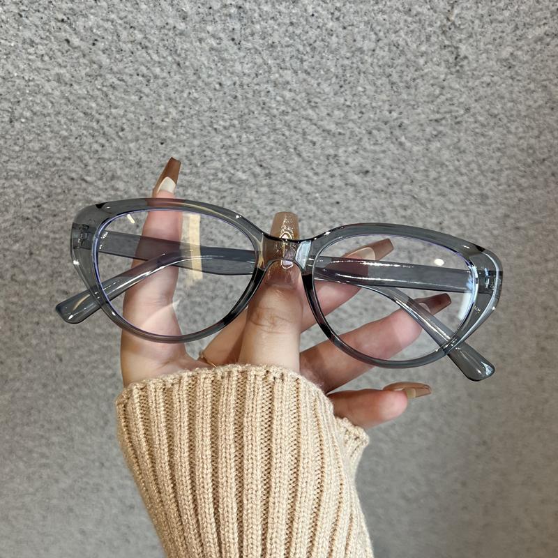 3Pcs Fashion Unisex Cat Eye Plain Glasses For Woman Man Glasses Frame For Party Eyeglasses Female Decorative Spectacles Glasses
