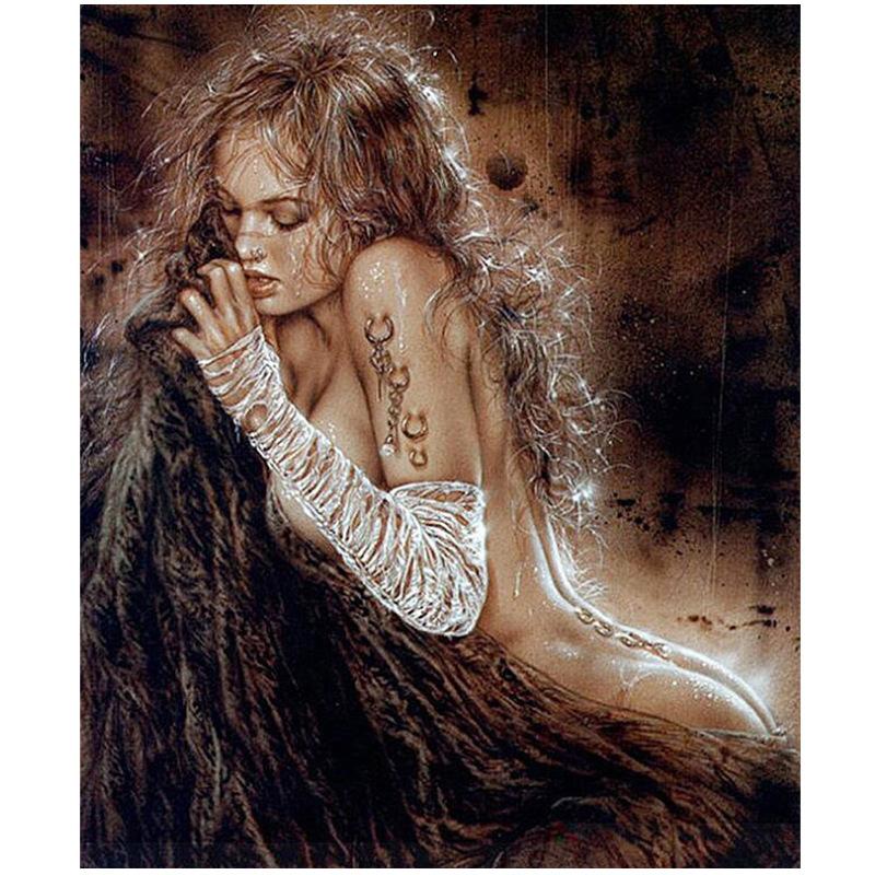 5D Алмазная картина Сексуальная красивая женщина Вышивка крестом Мозаика Украшение дома Подарок