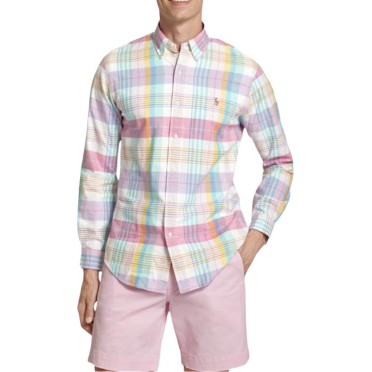 Polo Ralph Lauren Long Sleeve Cotton Shirt Men Shirts 710945325-001