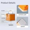 2400mAh Mini Air Pump Long Endurance LED Light Air Pump Electric Inflator Deflator  Air Mattress