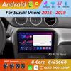 GPS-навигация WiFi 4G для Suzuki Vitara 2015 - 2019 Автомобильный видео мультимедийный проигрыватель Сенсорный экран Операционная система Android Bluetooth Головное устройство
