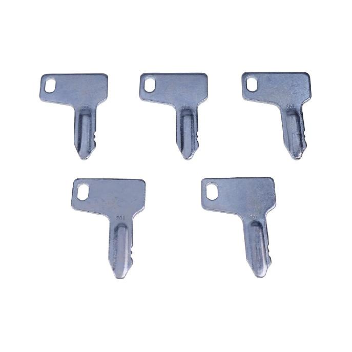 FridayParts 5 Ignition Keys AT110583 RG60472 933110-00301 Key 301 Compatible for Yanmar B14 B22-2 B7-3 SV100 VIO17 YB351 CBL40 V3-3 V4-5 Replacement