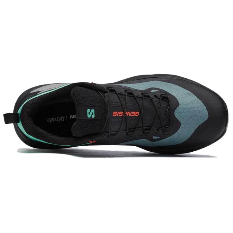 SALOMON Genesis Удобные Универсальные Кроссовки с Низким Верхом для Бега Мужские кроссовки Черные Синие 476883