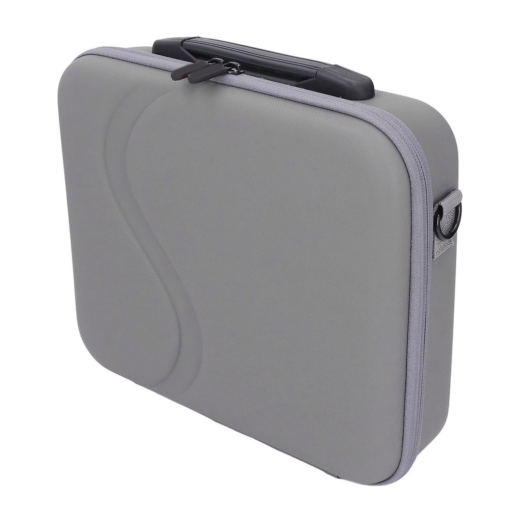 Drone Carrying Case PU Shell Shock Absorbing Lining Dual Zip Protective Storage Bag with Adjustable