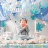 Hanamei Birthday Decoration Set Theme Balloon Garland Balloons Girls Birthday Decorations Set Party Kit Balloons (Snow Princess)