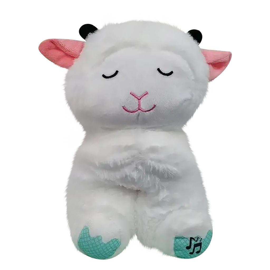 Sleeping Animal Cuddly Toy With Breathing Movement And Music Plush Slumber Animal Toy Sleeping Animal Music Box Made Of Plush For Newborn Baby Toys