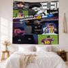 Messi Custom Your Name Wall Decor Tapestry Art For Pet Memorial Birthdaywedding Party Backdrop Family Gift