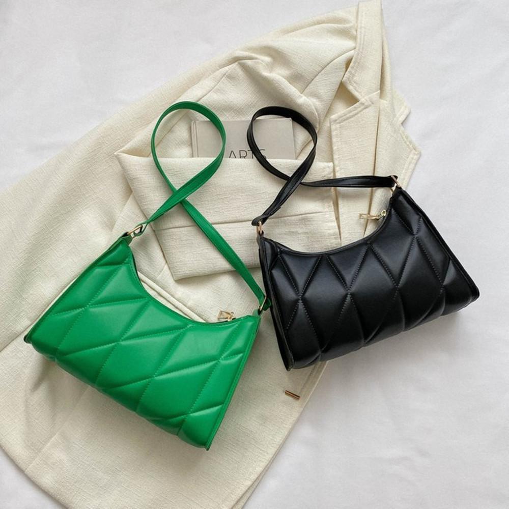Черная Модная Женская Сумка на Плечо Модные Кожаные Сумки Crossbody Маленькие Сумки с Ручкой Шоппер Клатч
