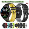 22mm Straps For Xiaomi Watch S3/S2/S1 High Quality Silicone Watchband For Suunto Race S Bracelet Double Colors Wristband