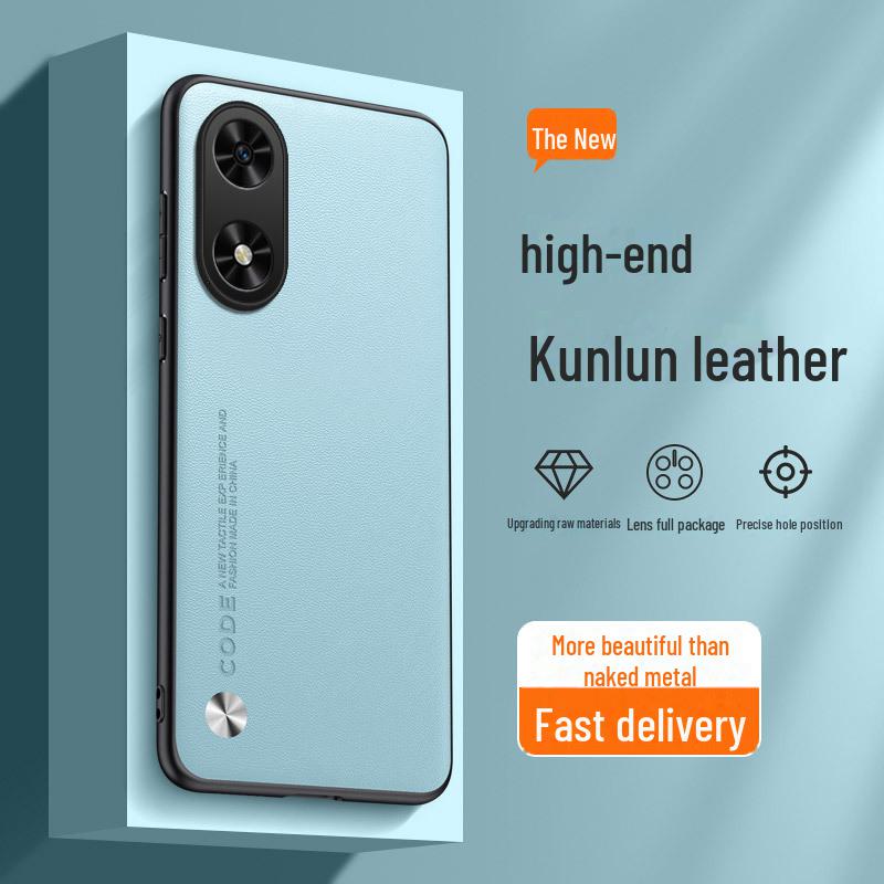 Кожаный защитный чехол-накладка из кевла для мобильного телефона Honor Play 50m & 40plus, закрывающий всю камеру.