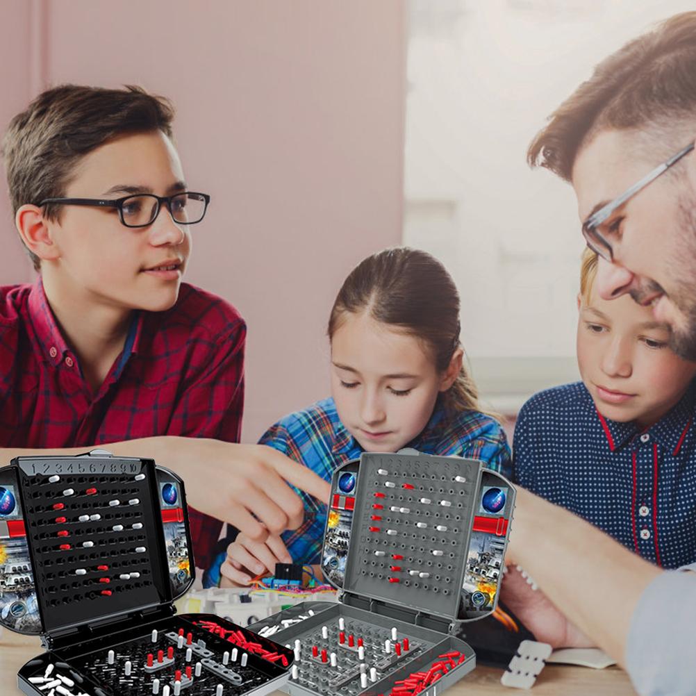 Морской бой игра военный корабль стратегия настольная игра портативная детская двойная боевая игрушка