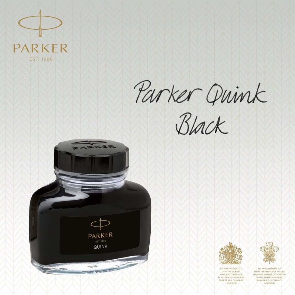 PARKER Чернила Quink Черные в бутылке S1162110 57мл Импортные (Подлинный продукт)