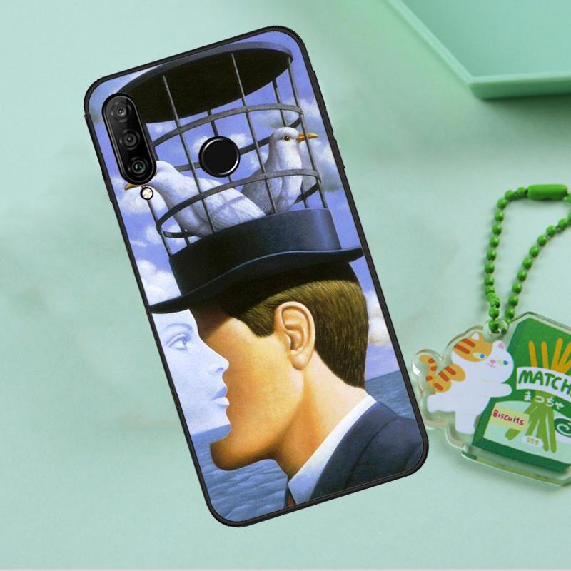 Чехол Rene Magritte для Huawei Nova 12i 12s 7i 8i 11i 9 10 SE Y90 Y60 Y70 Y72 Y61 Y91 P30 P40 Lite P60 Pro