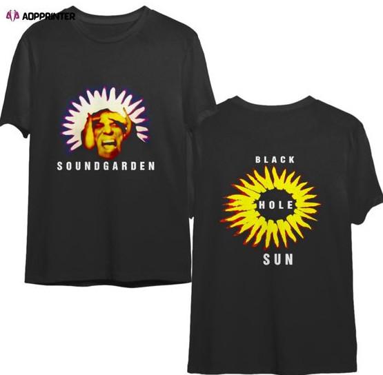 Винтажная футболка Soundgarden 1994 Black Hole Sun Superunknown Album Promo