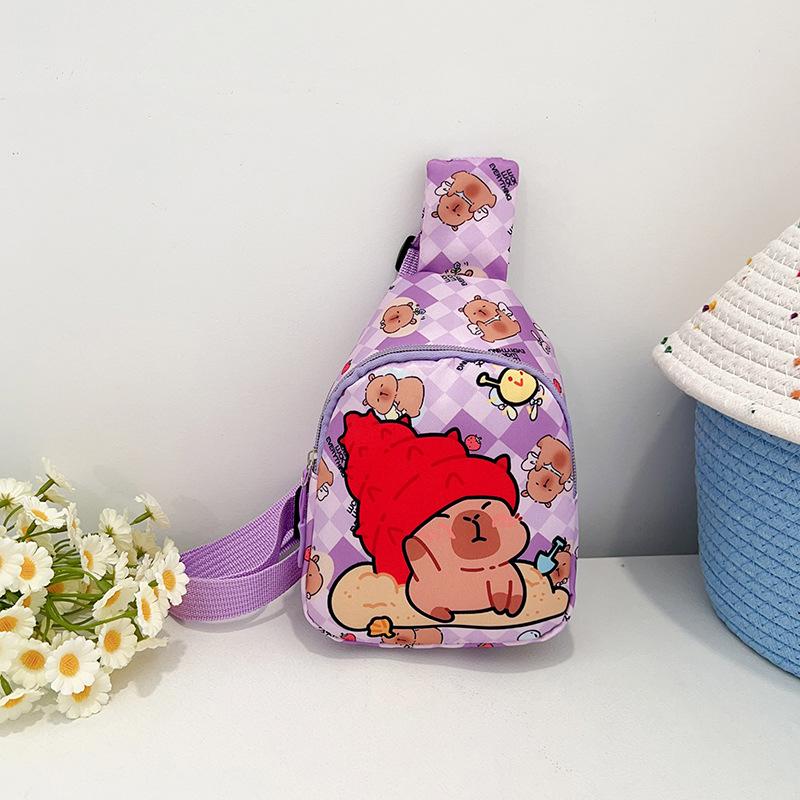 Новая сумка-мессенджер для мальчиков и девочек, милая мультяшная, большой вместимости, повседневная, универсальная, на плечо, детская нагрудная сумка