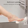Подставка для ног для ванны, душевого кресла, эргономичное противоскользящее душевое кресло с подставкой для ног, поддерживающее осанку, аксессуары для ванной комнаты.