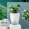 Двухслойный цветочный горшок, пластиковый самополивающийся горшок для растений, хлопковая веревка, самоабсорбирующийся ленивый горшок, украшение для офиса и дома