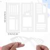 3 Pack Planner Stencil, Handmade Flexible Record Template, Planner Stencils Templates for Journaling Habit Trackers Task Lists & Daily Planning,