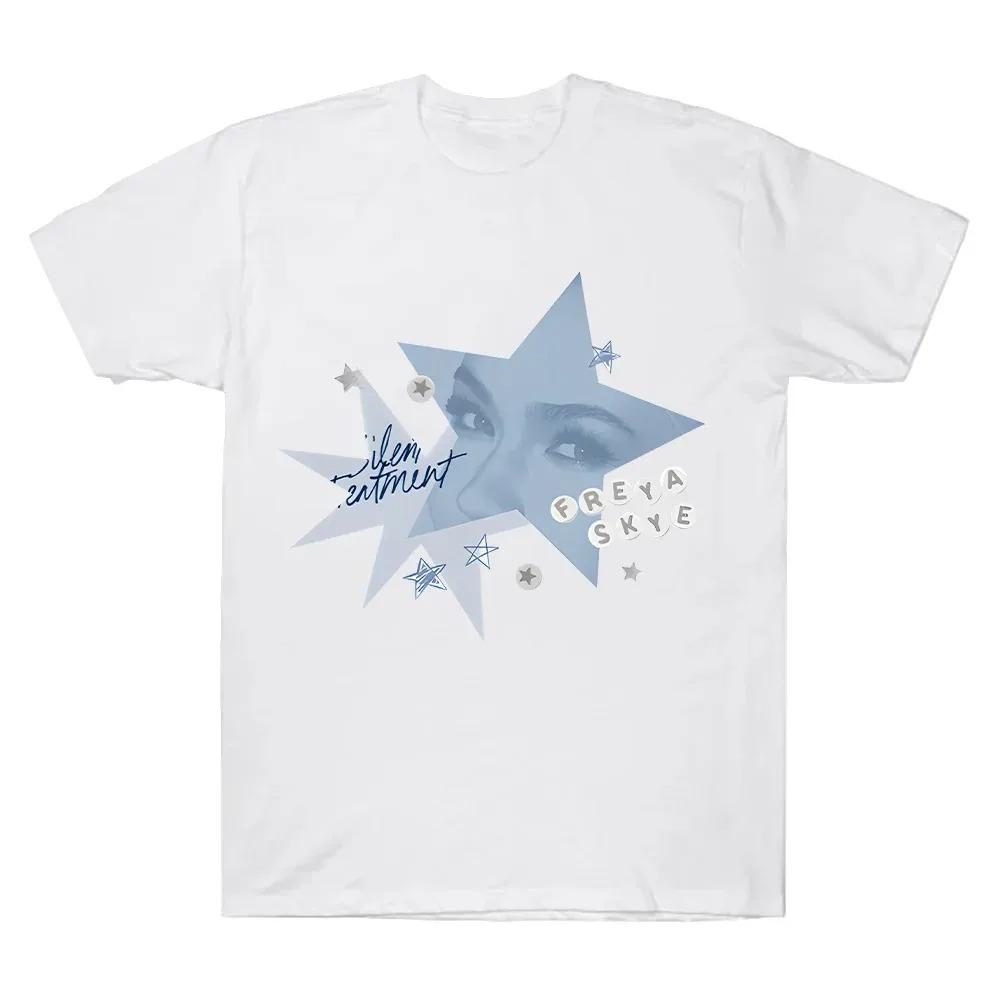 2026 Silent TreatUnisext Freya Skye Graphic Oversized Y2k T Shirt Unisex Women Casual Harajuku Street Hip Hop Female Male Clothing
