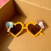 2026 Novelty Bubble Square Sunglasses for Kids Rhinestone Studded Fun Party Eyewear Perfect for Birthday Gifts & Props KJ276