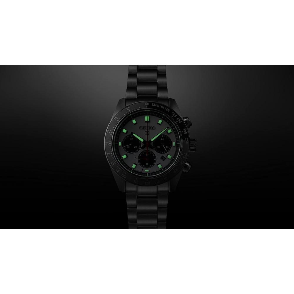 [Часы Seiko] Наручные часы PROSPEX SPEEDTIMER Solar Chronograph Large SBDL095 мужские серебристые