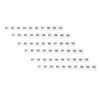 100Pcs ZB10 Series Terminal Block Marking Label Terminal Block Marker  Electrical Maintenance