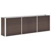 vidaXL Garten-Hochbeet Verzinkter Stahl 240×40×77 cm Braun