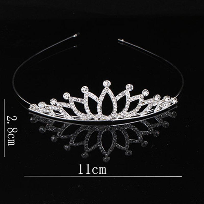 1 шт. Корона повязка на голову повязка на голову свадебная вечеринка диадемы для невесты принцесса кристалл дети девочки аксессуары для волос бусины
