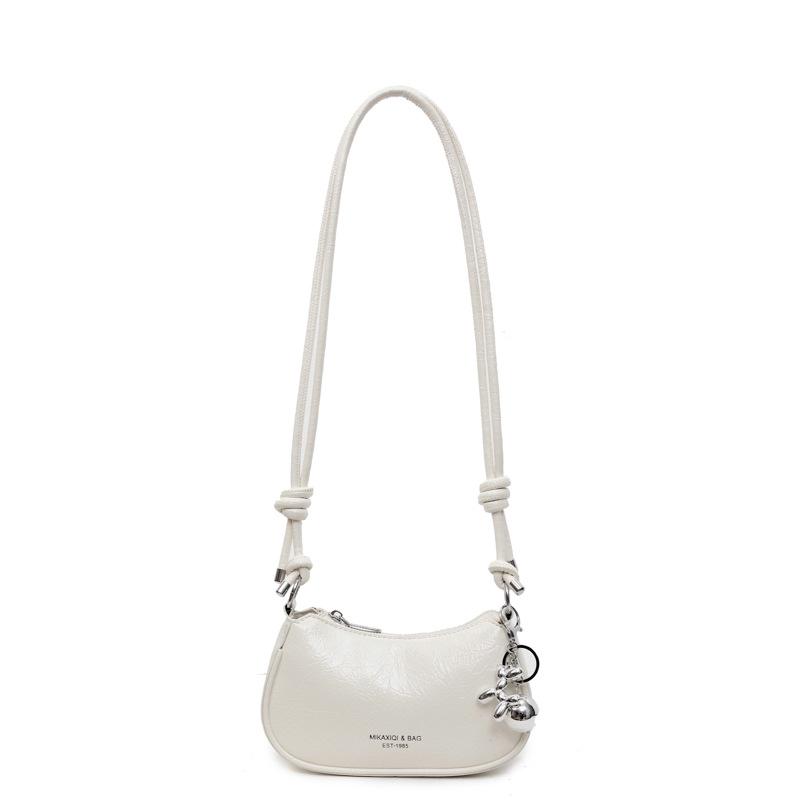 Summer Popular Niche Underarm Bag Women's 2025 New Foreign Style Versatile Crossbody Bag Super Hot Solid Color Shoulder Bag