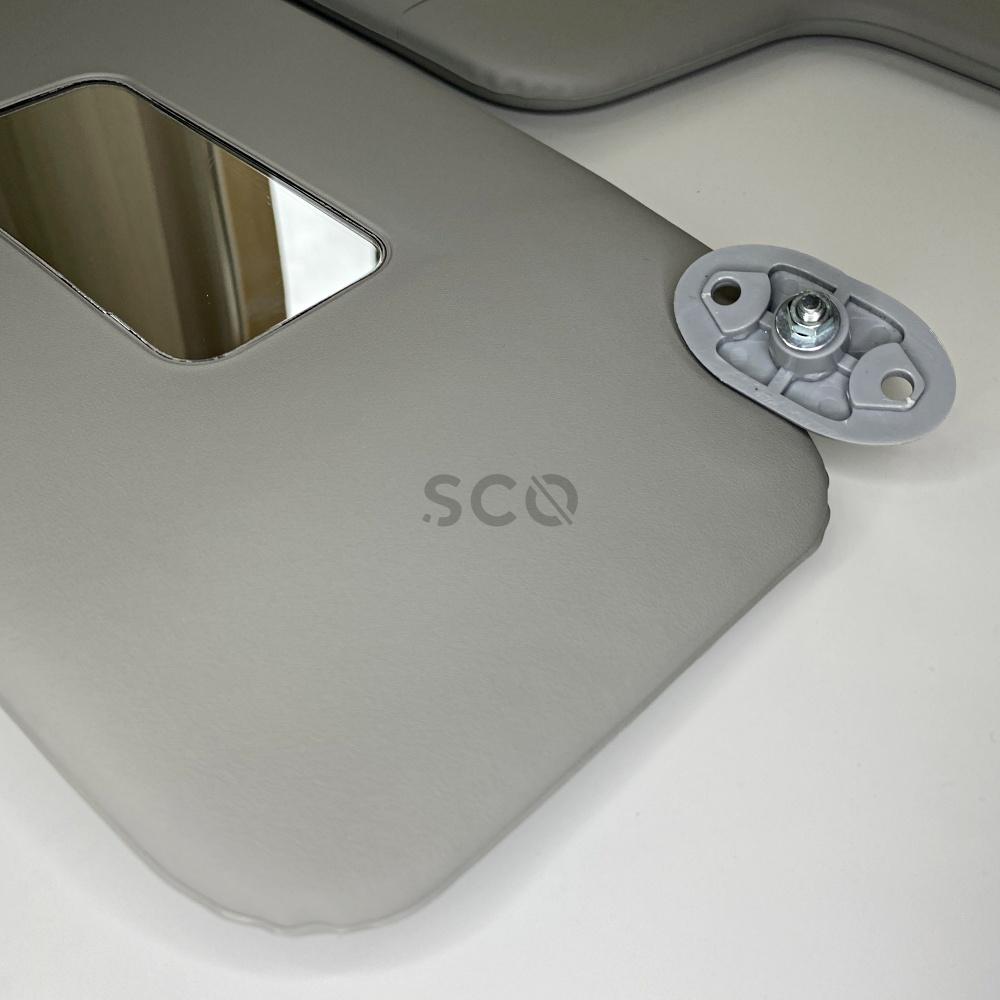 Подходит для Honda Civic HB, комплект солнцезащитного козырька слева-справа, серый 2001-2002-2003-2004-2005