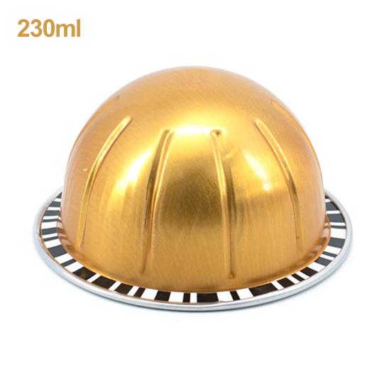 1 комплект, 40/80/150/230 мл, капсула для кофе, пищевая многоразовая капсула для кофе для Nespresso Vertuo