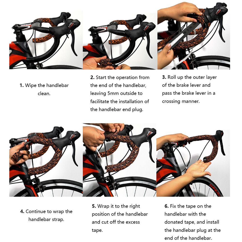 Accessories Bicycle Accessories Wrap Handle Tape Handle Bar Tapes Bike Strap Bicycle Handlebar Tape