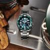 Seiko Аналоговые автоматические часы 5 мужские спортивные, зеленые, 1K1, 1K1.