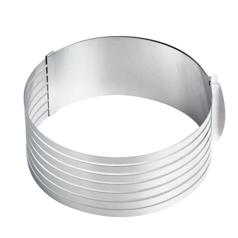 Круглый хлеб, резак для торта, стальной торт, мусс, форма для выпечки, кольцо, регулируемый инструмент, форма