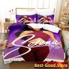 3D Print Selena Bedding Set Duvet Cover Sheet Printed Bed Set Pillowcase Bed Full Queen King Size Comforter Bedroom