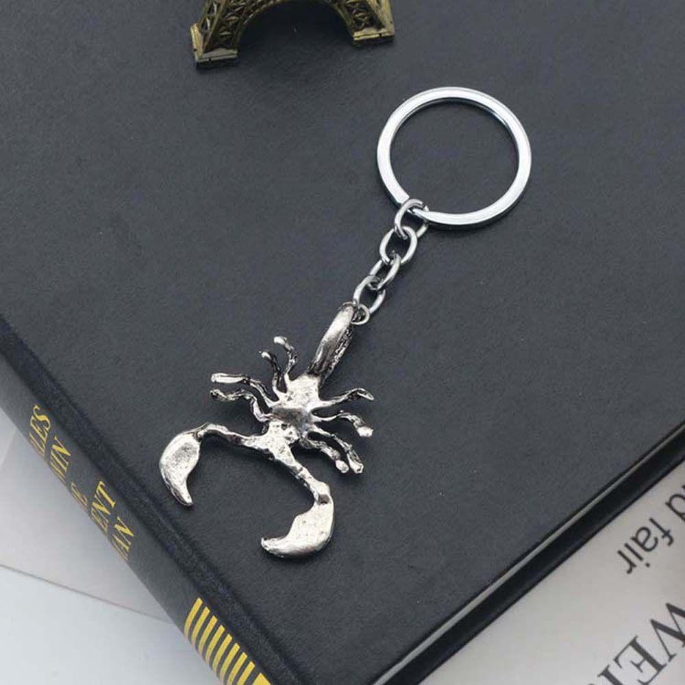 Men Bag Pendant Scorpion King Shape Animal Car Accessories Keyfob Key Rings Car Key Chain Keychain