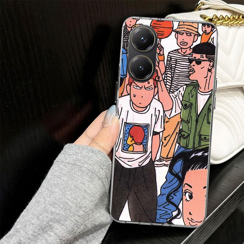 S-SLAM DUNK Cute Case for Xiaomi Poco X7 F7 Ultra X6 F6 F5 X5 Pro X3 Nfc Phone Cover X4 F4 Gt F3 M6 M5S M3 Silicone Funda