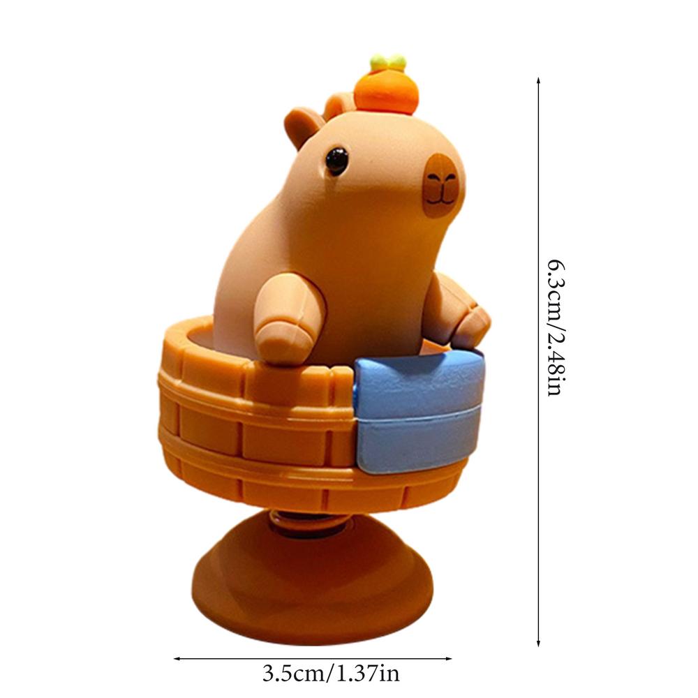Anime Capybara Figure Simulation Capibara Action Figures Doll Car Dashboard Decor Ornaments Children Birthday Christmas Gifts