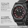 Victorinox ИНОКС. Автоматические наручные часы Ограниченная серия Красный и черный циферблат с черным резиновым ремешком Корпус из углеродного композита Набор мультитулов Ремешок