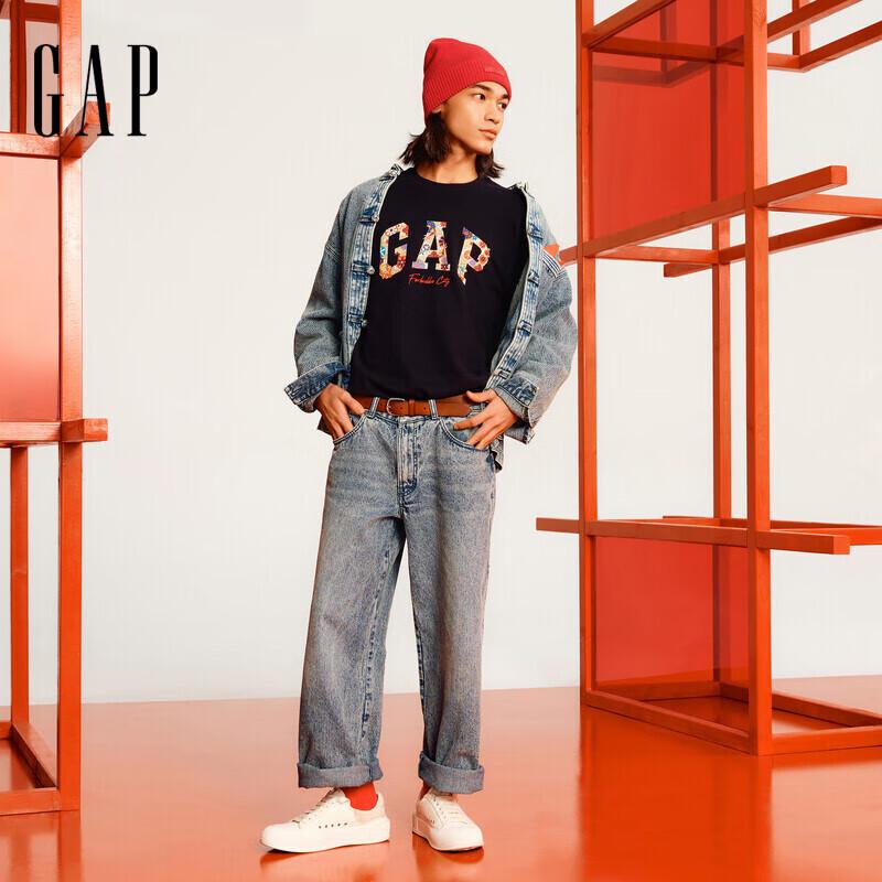 Gap Forbidden City Collaboration Unisex Logo Sweatshirt