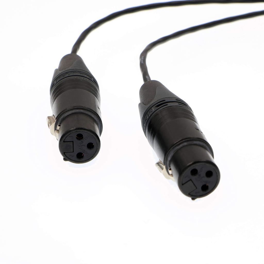 Alvin's Cables XLR Breakout Audio Input Input Cable 10 Pin To Dual XLR 3 Pin Female for Atomos Shogun Monitor Recorder