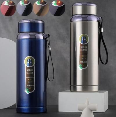 0,6/0,8/1/1,2/1,5 л термос из нержавеющей стали для путешествий, спорта, бытовой бутылки для воды, бутылки для воды, кофе, чая