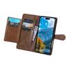 For iPhone 17 Pro Max Case Zipper Flip Leather Phone Cover with Card Holder