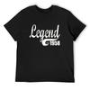 Legend 1958 T-Shirt Vintage Graphic Tee Custom Shirt Blue Archive Anime Clothes Mens Graphic T-shirts Hip Hop