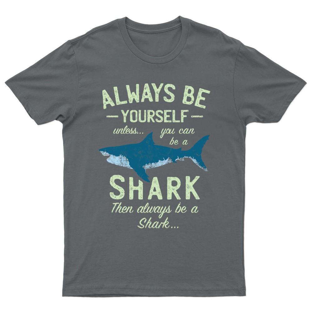 Always Be A Shark Tee Top Unisex Unisexs Oversized Unisexs T Shirts D P1 Pr