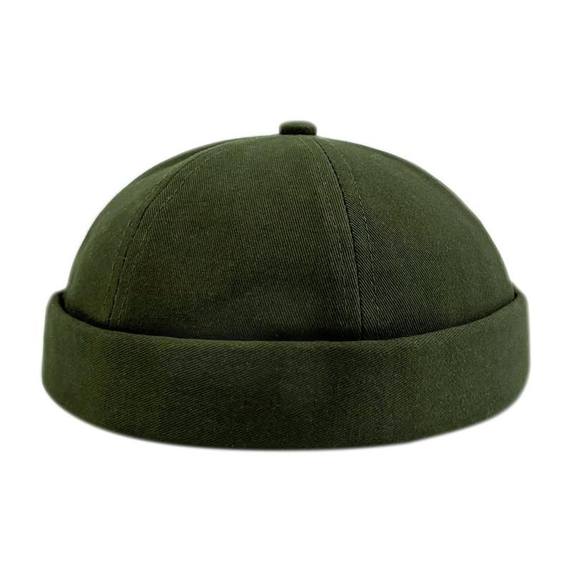Melon Color Solid Peel Hat Warm Fashionable Adjustable Outdoor Cap Lightweight