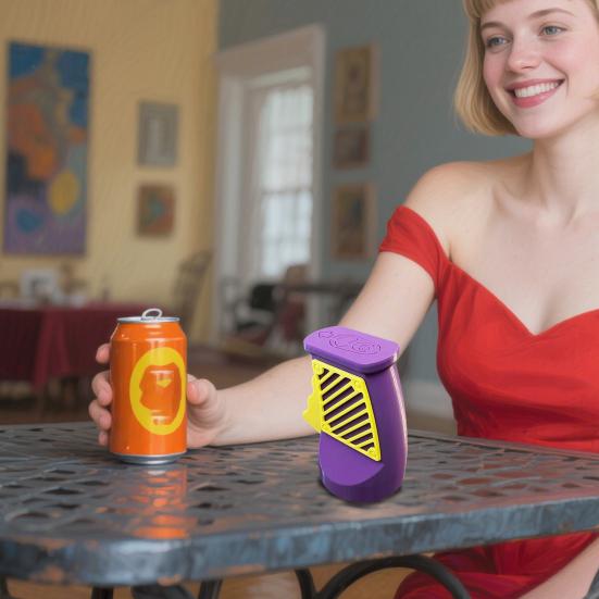 Открывалка для банок одной рукой для банок из-под соды и пива, напечатанная на 3D-принтере бутылка