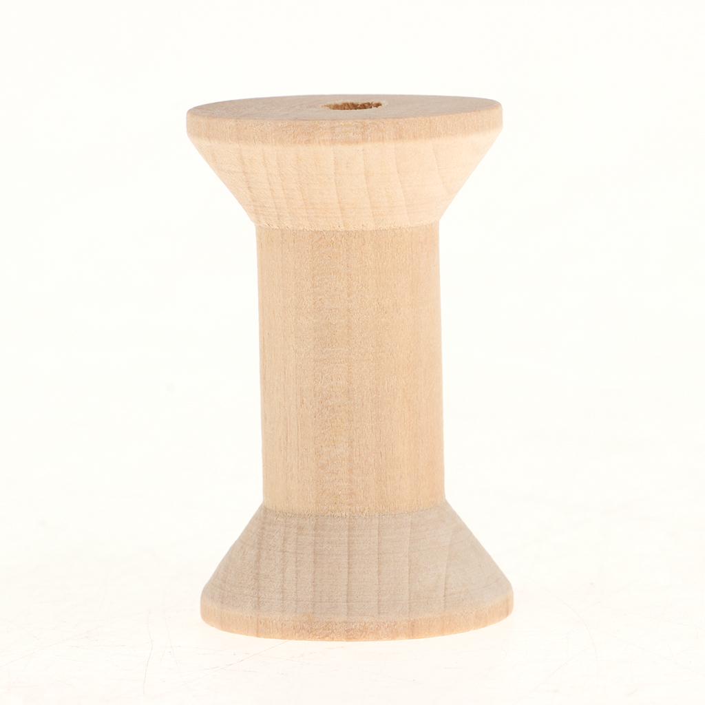 10 шт., деревянная катушка, пустые винтажные роликовые катушки «сделай сам», для шитья, поделки, проволока A