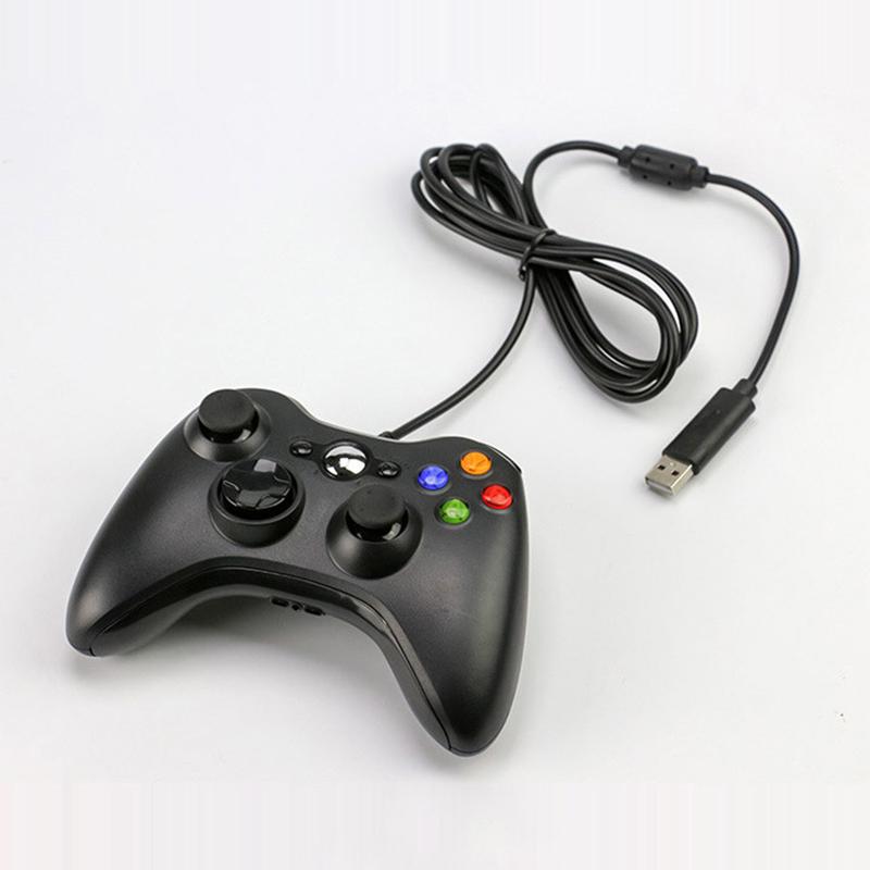 USB Wired Vibration Gamepad Joystick for PC Controller for Windows 7 / 8 / 10 No