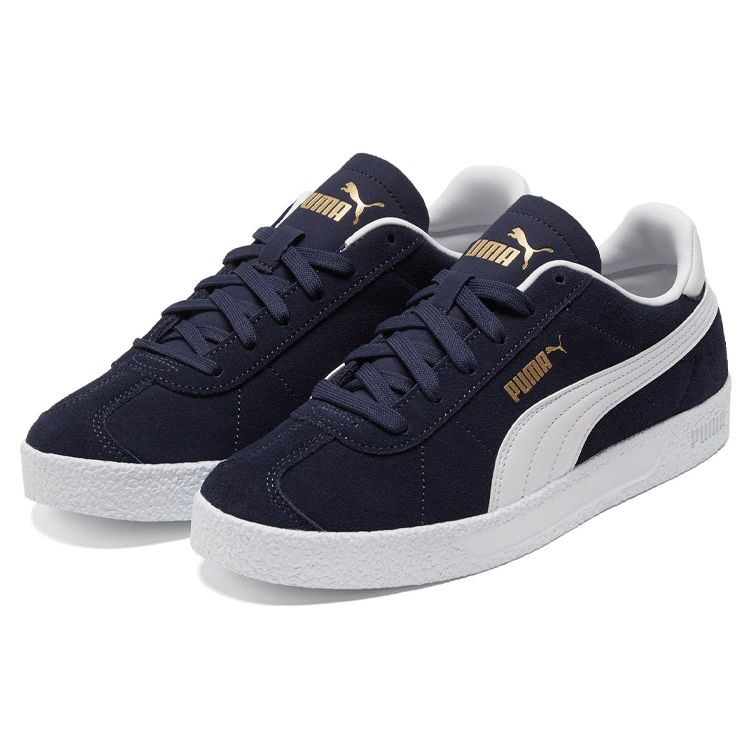 Puma Кроссовки Club Peacoat Unisex Синие Белые Team-Gold 381111-03